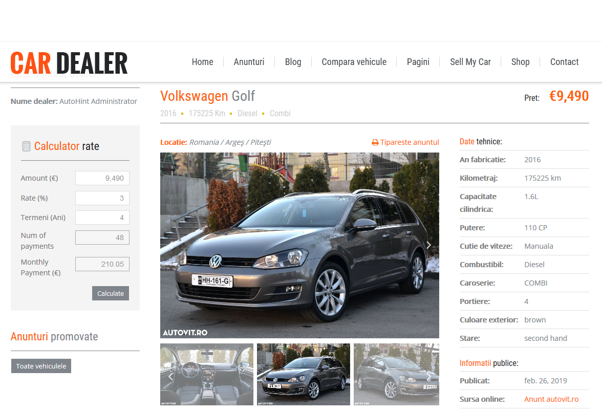 Web scraping Preluare anunturi automat de pe alte site-uri