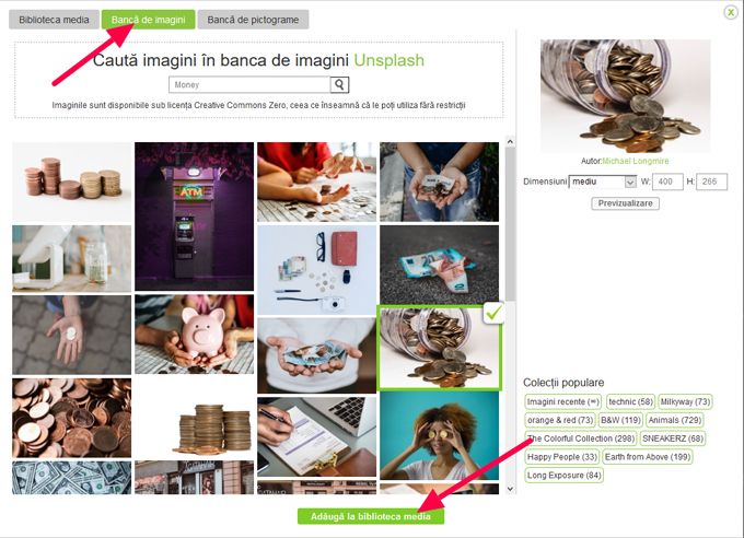 creare site web gratuit screenshot