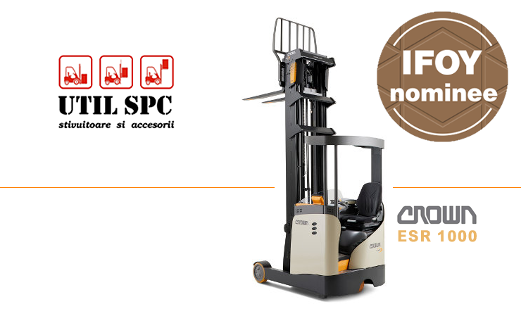 Reach Truck-ul Crown ESR 1000 nominalizat la IFOY Awards 2020